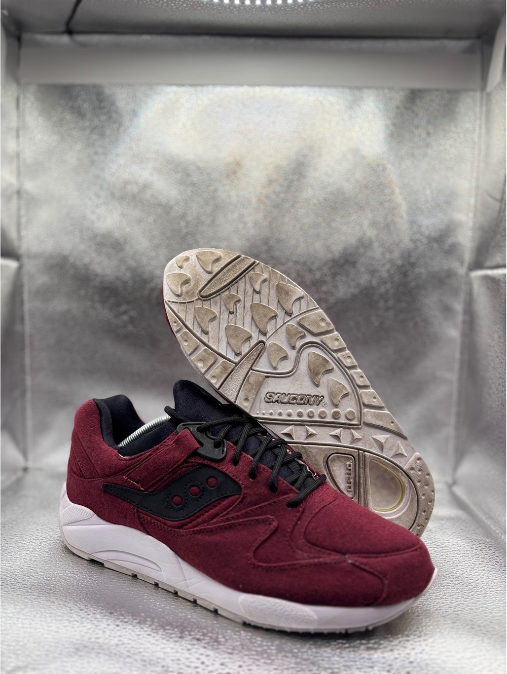Saucony grid 9000 HT burgundy